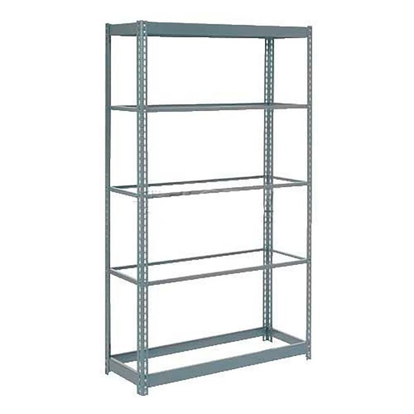 Global Industrial Heavy Duty Shelving 36W x 18D x 72H With 5 Shelves, No Deck, Gray B2296715